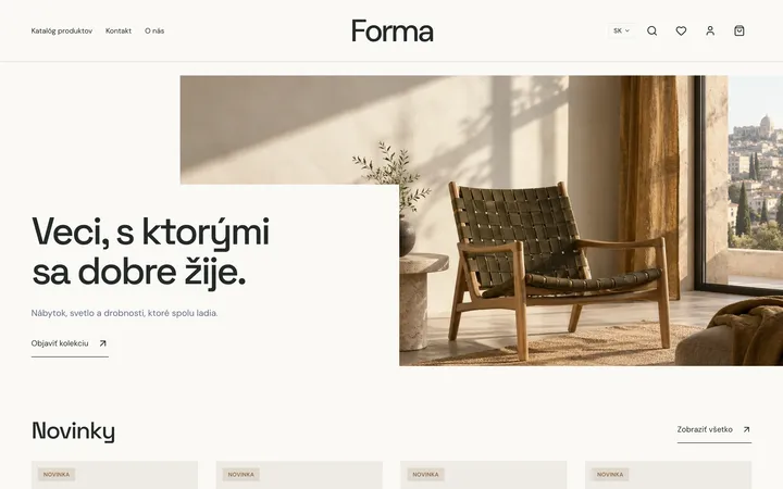Demo šablóny Forma