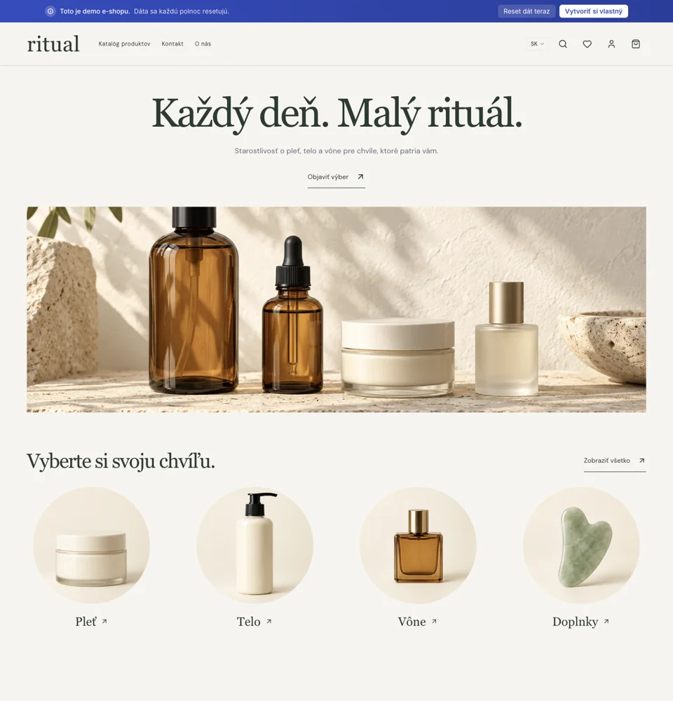 Ukážka šablóny RITUAL